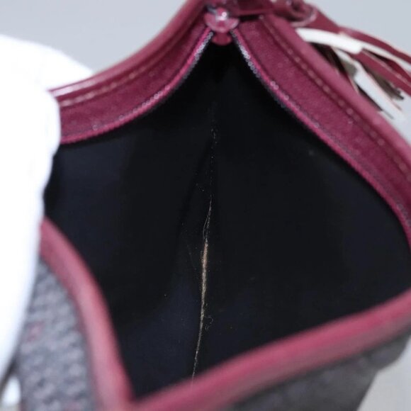 SAINT LAURENT Pouch PVC Leather Gray Auth bs22836 - Picture 10 of 16